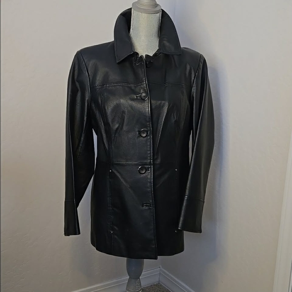 East 5th Leather Car Coat - Picture 2 of 11
